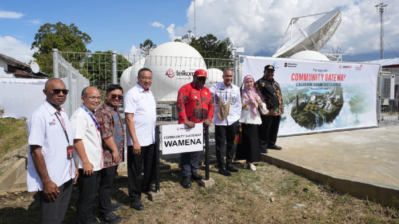 TelkomGroup Resmikan Community Gateway Wamena, Perkuat Konektivitas Digital Papua Pegunungan