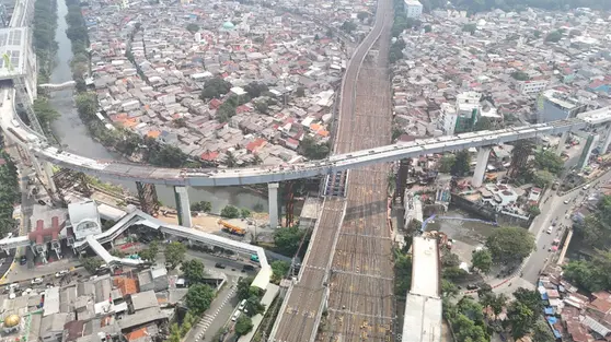 LRT Kelapa Manggarai Diresmikan Hari Ini, Sejumlah Rute Jalan Dialihkan