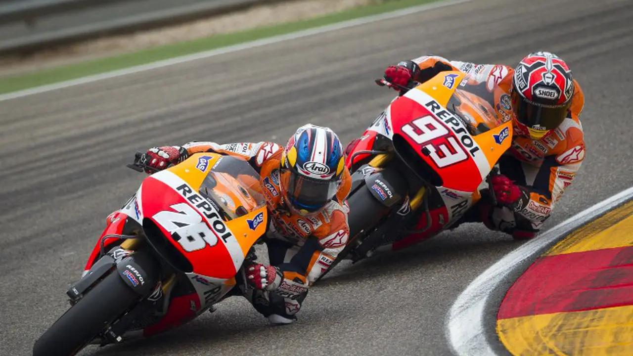 Dani Pedrosa dan Marc Marquez