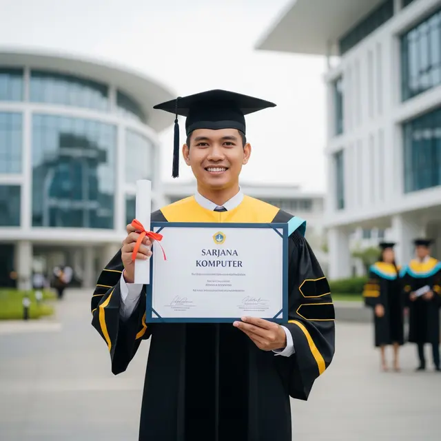 S.Kom Sarjana Apa (AI Generated)