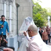 Foto pernikahan Chelsea Olivia dan Glenn Alinskie (Galih W. Satria/bintang.com)