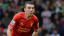 Iago Aspas disebut-sebut sebagai talenta potensial dan mengemban ekspektasi besar sebagai pelapis Luis Suarez di lini depan Liverpool. Sayangnya, ia gagal menunjukkan performa terbaiknya. Aspas hanya mencetak satu gol dalam 15 penampilan dalam semusim. Ia pun kemudian dilepas ke Sevilla pada 2014. Dua tahun berselang, Aspas pulang ke Celta Vigo dan sukses tampil impresif hingga sekarang. (AFP/Andrew Yates)