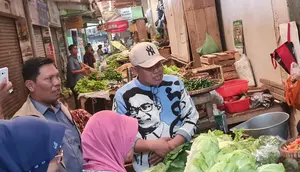 Ketua DPD Partai Gerindra Jawa Tengah Sudaryono didukung sejumlah&nbsp;pedagang Pasar Kliwon, Kabupaten Temanggung&nbsp;untuk maju sebagai bakal calon Gubernur atau bakal Cagub Jateng di Pilgub Jateng 2024. (Ist)