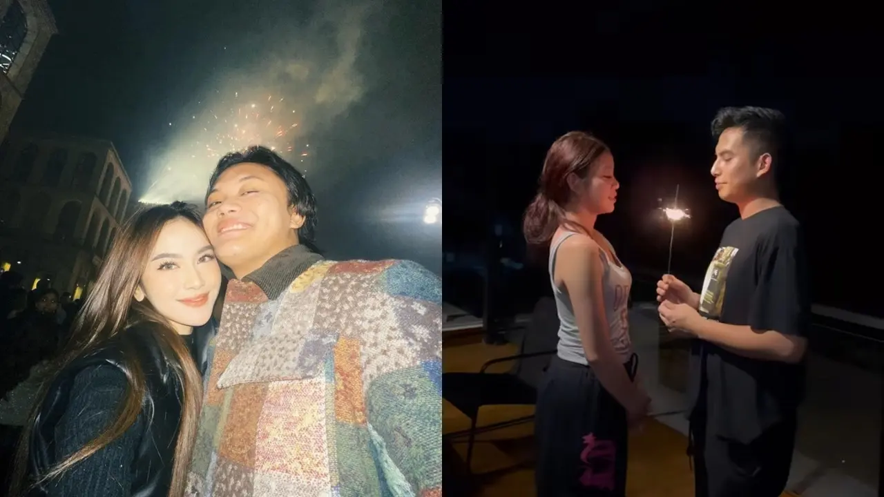 Artis dan Pacar Rayakan Malam Tahun Baru