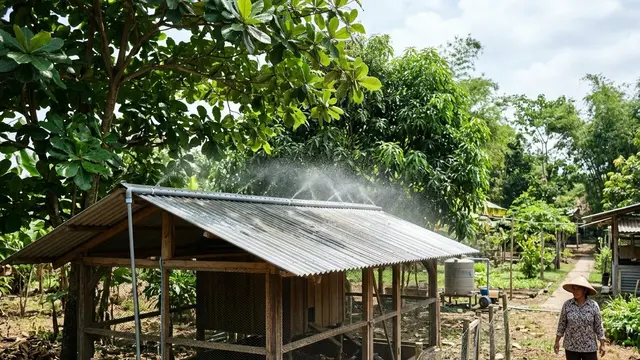 Cara Buat Kandang Ayam Seng tapi Tetap Adem Tahan Panas