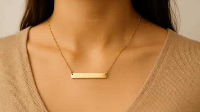 Model Kalung Emas Asli yang Everlasting/Ilustrasi gambar oleh AI