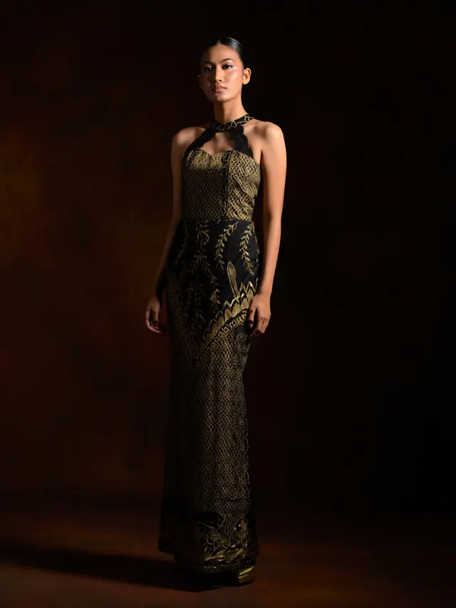 Batik Brokat Glamour Dress