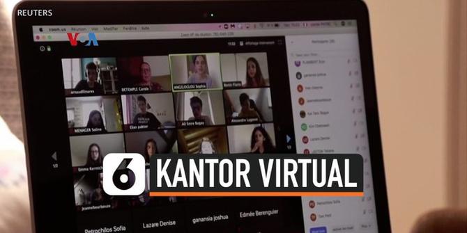 VIDEO: Gaptek hingga Salah Filter Ramaikan Pertemuan Kantor Virtual