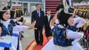 Keduanya dikabarkan akan membahas persoalan peningkatan kerja sama Indonesia dan Jepang. (BAY ISMOYO/AFP)