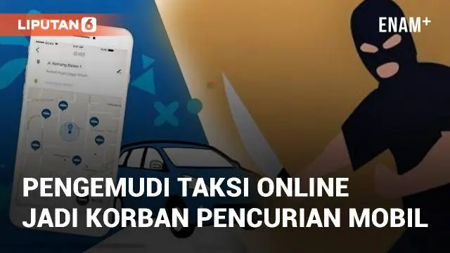 VIDEO: Detik-detik Pengemudi Taksi Online Jadi Korban Pencurian Mobil di Gunungkidul