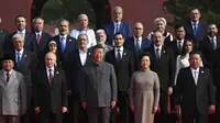Foto Prabowo di China Jadi Sorotan, Berdiri Sejajar dengan Xi Jinping, Putin dan Kim Jong Un