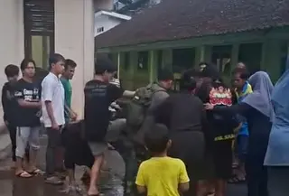 Peristiwa memilukan yang dialami bocah 9 tahun di Sukabumi ini terjadi pada Sabtu, 9 Mei 2026. (Foto: Tangkapan Layar Video)
