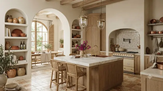 Inspirasi Dapur Bergaya Mediterania