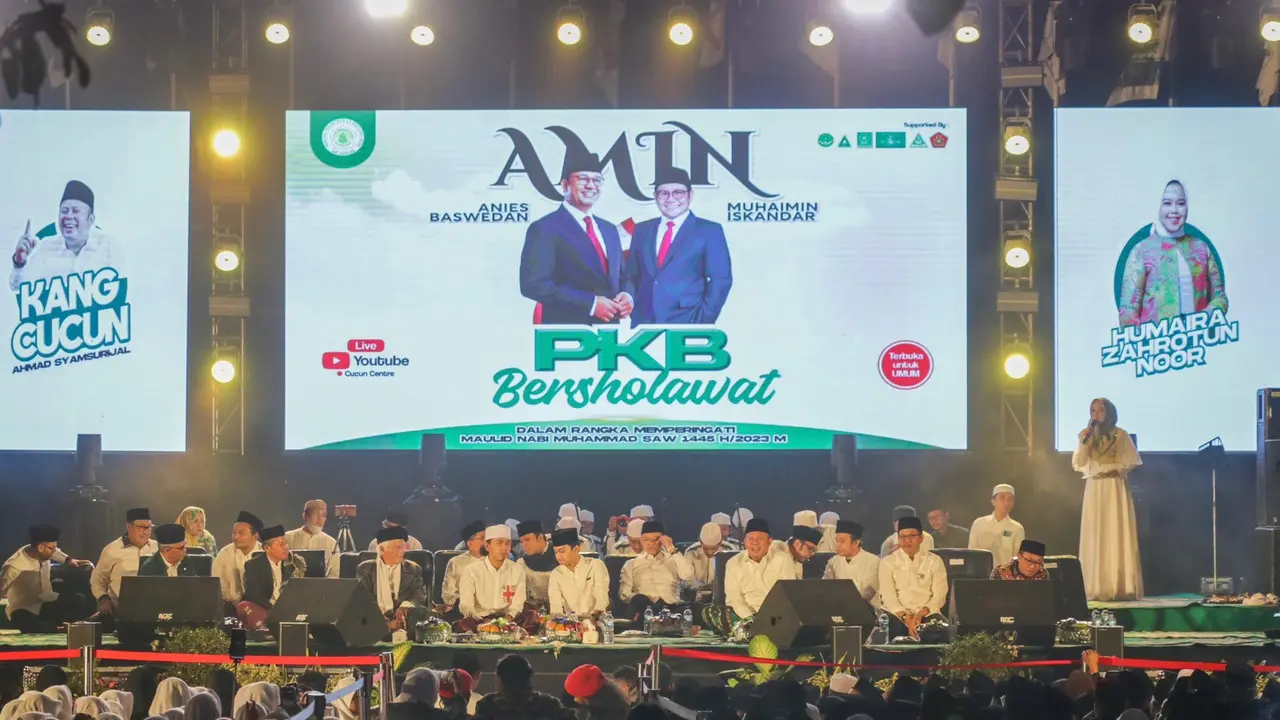 PKB Gelar Acara Sholawat di Bandung Dalam Rangka Mendukung Pasangan Anies-Cak Imin