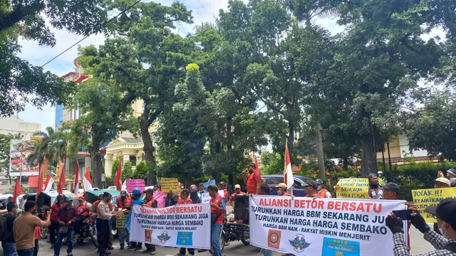 Penarik Bentor Demo
