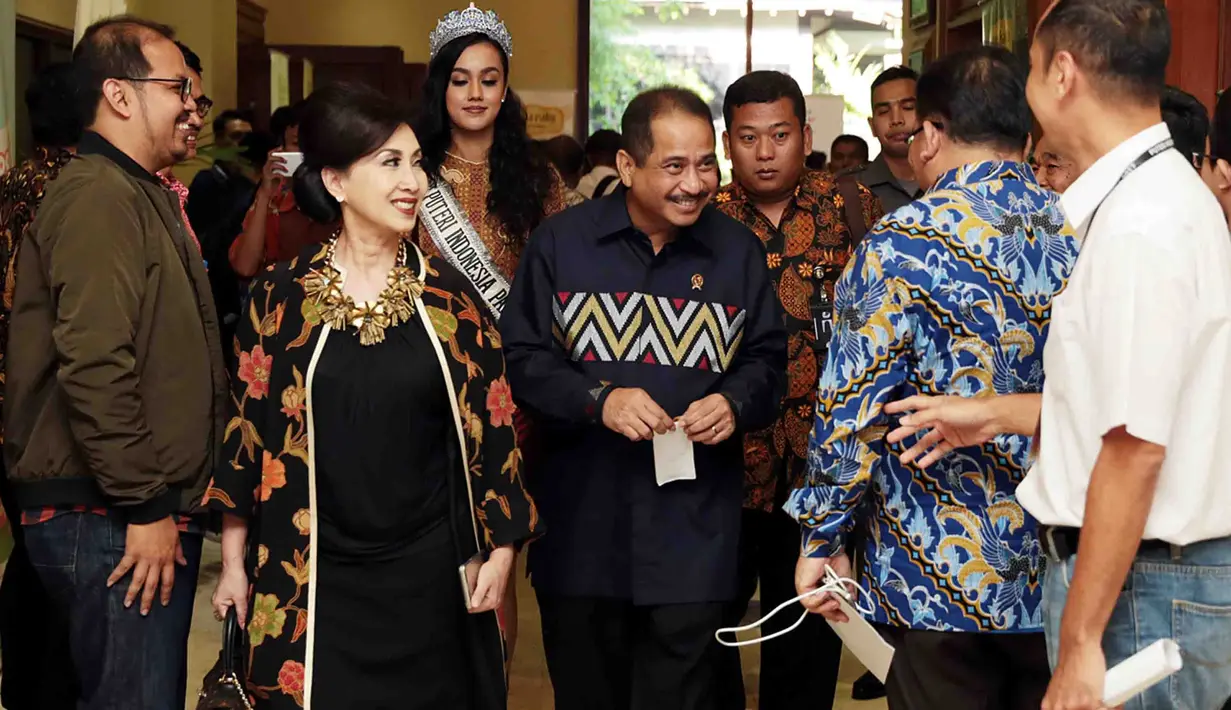 "Untuk para pemenang kita harapkan bisa mewakili Indonesia, mewakili daerah masing-masing yang mempunyai destinasi wisata unggulannya. Lebih ringkas jadilah duta pariwisata Indonesia," pungkas Arief Yahya. (Deki Prayoga/Bintang.com)