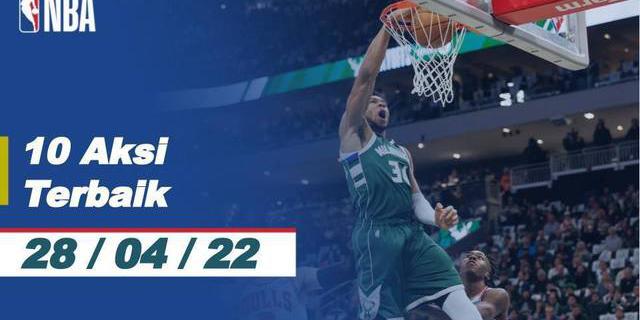 VIDEO: 5 Aksi Terbaik di Laga Playoffs NBA Hari Ini, dari Aksi Giannis Antetokounmpo Hingga Steph Curry