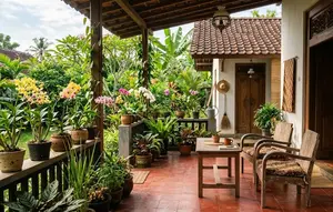 8 Model Teras Rumah Nyaman untuk Bersantai dan Berkebun, Hadirkan Nuansa Asri