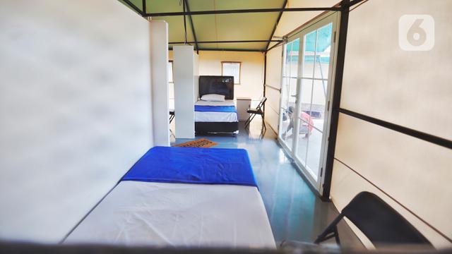 Uniknya rumah isolasi covid 19 berkonsep Tenda Glamour Camping di Tangsel