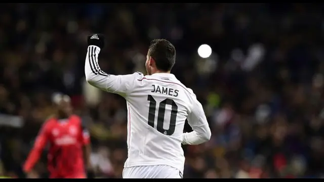 Gol indah James Rodriguez ke gawang Almeria