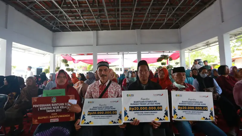 Ribuan masyrakat di Banyuwangi  dapat bedah rumah (Istimewa)