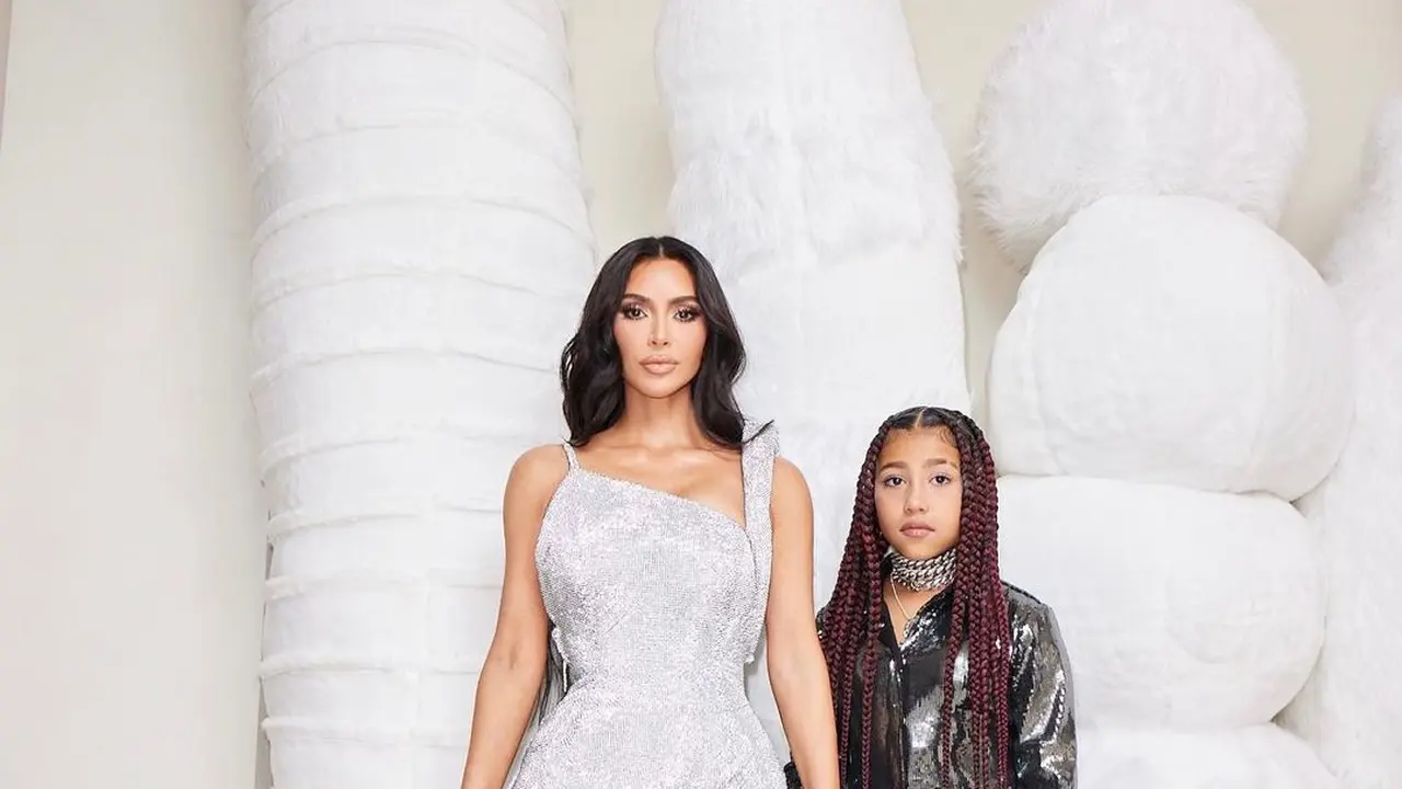 Kim Kardashian dan North