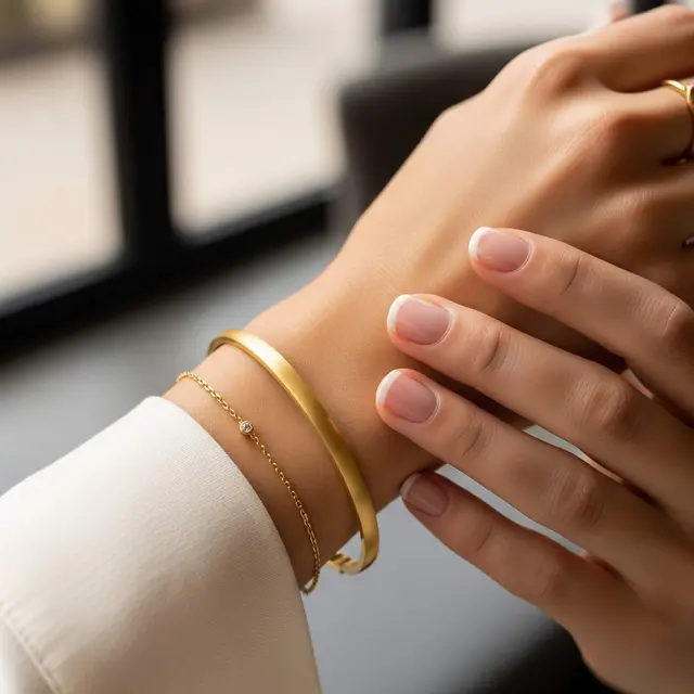Gelang Emas Gram Kecil Model Bangle Minimalis