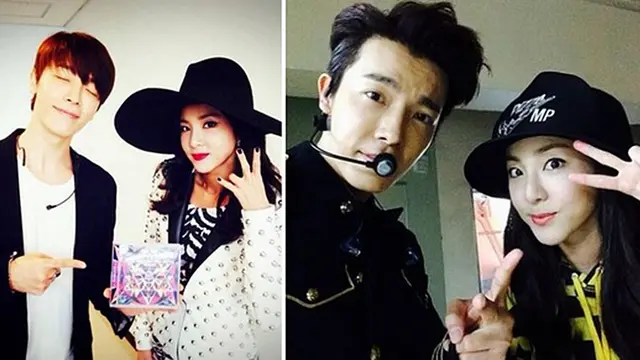 Dara 2NE1 & Donghae Super Junior