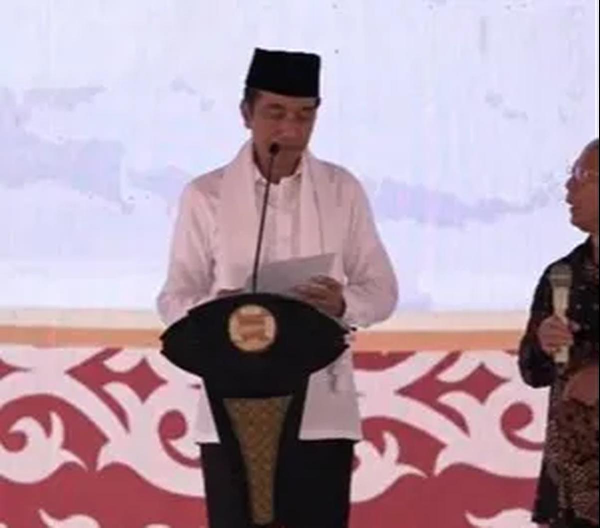 Presiden Jokowi melakukan kunjungan kerja ke Jawa Timur, Senin 24 Juli 2023.