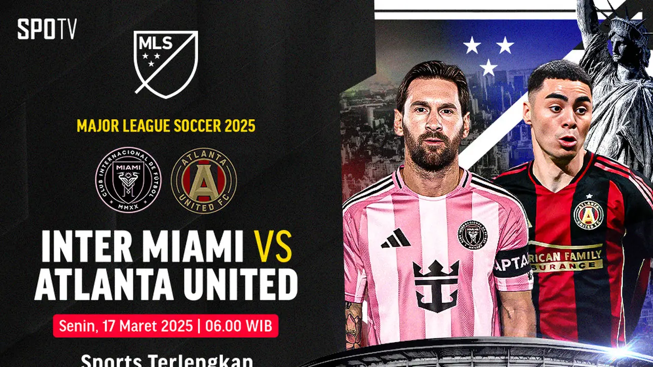 Link Siaran Langsung MLS: Inter Miami vs Atlanta United di Vidio