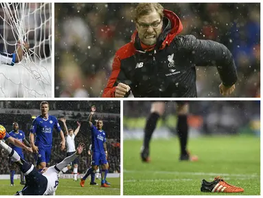 Foto terbaik Liga Premier Inggris pekan ke-21 antara lain diwarnai oleh ekspresi unik pelatih Liverpool, Jurgen Klopp dan juga sebuah sepatu yang tertinggal usai laga Chelsea melawan WBA. 