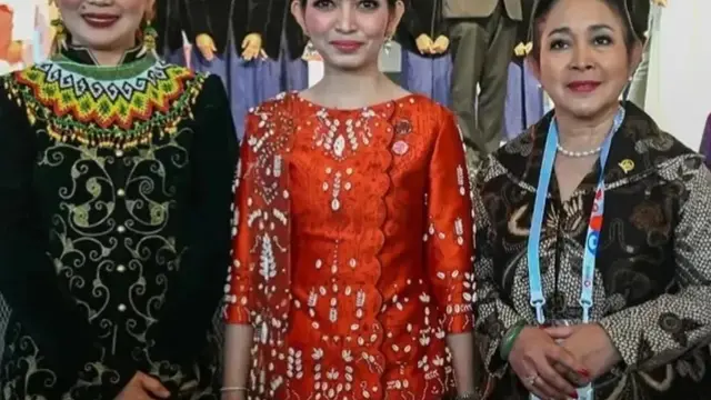 Potret Kahiyang Ayu dan Selvi Ananda Bertemu Titiek Soeharto di Jepang. [@setwapres.ri]