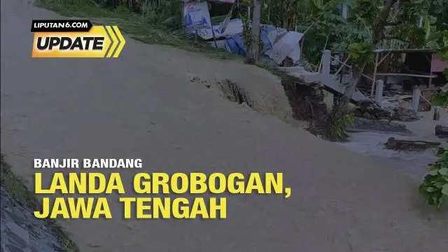 Hujan deras yang terjadi pada Senin (5/2/2024) malam hingga Selasa (6/2/2024) pagi membuat ribuan rumah warga di 12 kecamatan di Grobogan, Jawa Tengah, terendam banjir. Sejumlah perjalanan kereta api juga sempat terhambat karena banjir.