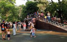 FOTO: Libur Lebaran 2024, Tebet Eco Park Jadi Wisata Alternatif Warga Jakarta