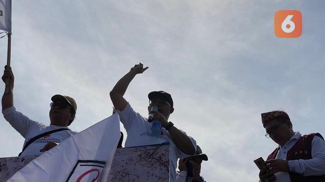 Ikatan Dokter Indonesia dan Organisasi Profesi pada Selasa Pagi 11 Juli 2023 Kembali Menggelar Demo di Depan Gedung DPR RI Jelang Disahkannya RUU Kesehatan Hari Ini (Ade Nasihudin Al Ansori/Liputan6.com)