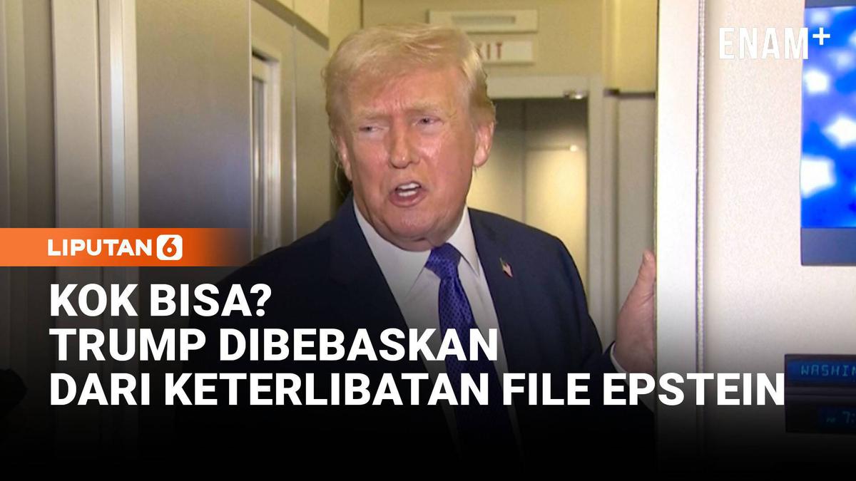 Ngaku Tidak Ada Hubungan Dengan Epstein, Presiden Trump Kini Dibebaskan Dari Tuduhan