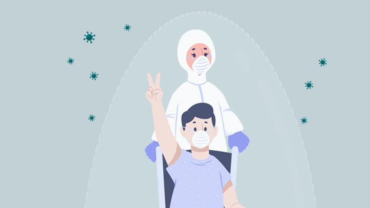 Banner Infografis Persentase Sembuh Covid-19 13 Provinsi di Indonesia Lampaui Dunia. (Liputan6.com/Trieyasni)