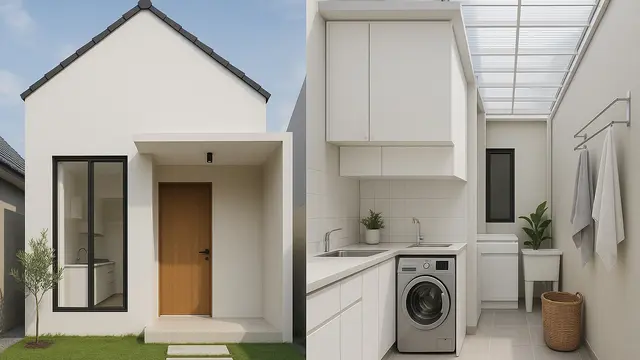 Tipe Rumah Minimalis 6x10 yang Cocok untuk Keluarga Kecil/Ilustrasi gambar oleh AI