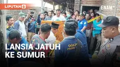 DRAMATIS, EVAKUASI SEORANG LANSIA TEWAS DI SUMUR DI MADIUN