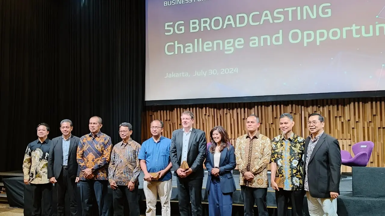 Penyelenggaraan ATVSI Business Forum dengan tema 5G Broadcasting: Challenge & Opportunity. Liputan6.com/Agustinus Mario Damar