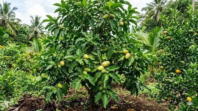 Perbedaan Pohon Buah Evergreen dan Musiman (Foto: Gemini AI)
