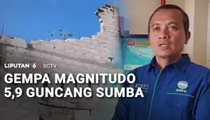 Gempa M 5,9 Guncang Sumba Barat Daya, BMKG Catat 170 Gempa Susulan