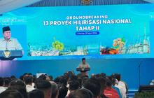 Prabowo Groundbreaking 13 Proyek Hilirisasi Senilai Rp116 Triliun