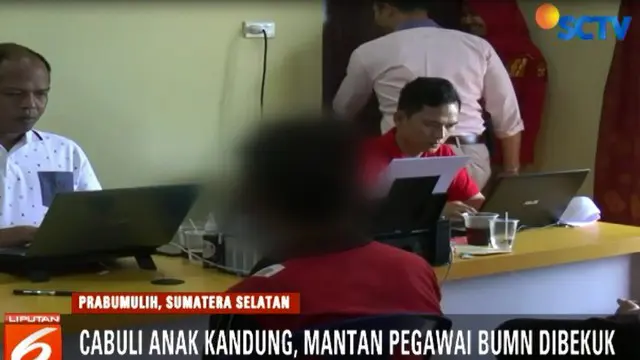 Pegawai BUMN di Sumatera Selatan Tega Cabuli Anak Sendiri