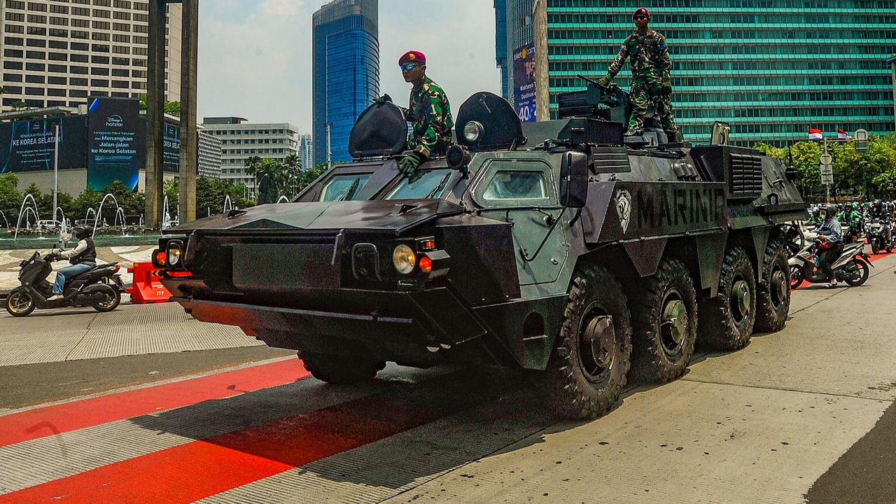 Gladi Bersih Defile HUT TNI ke-79