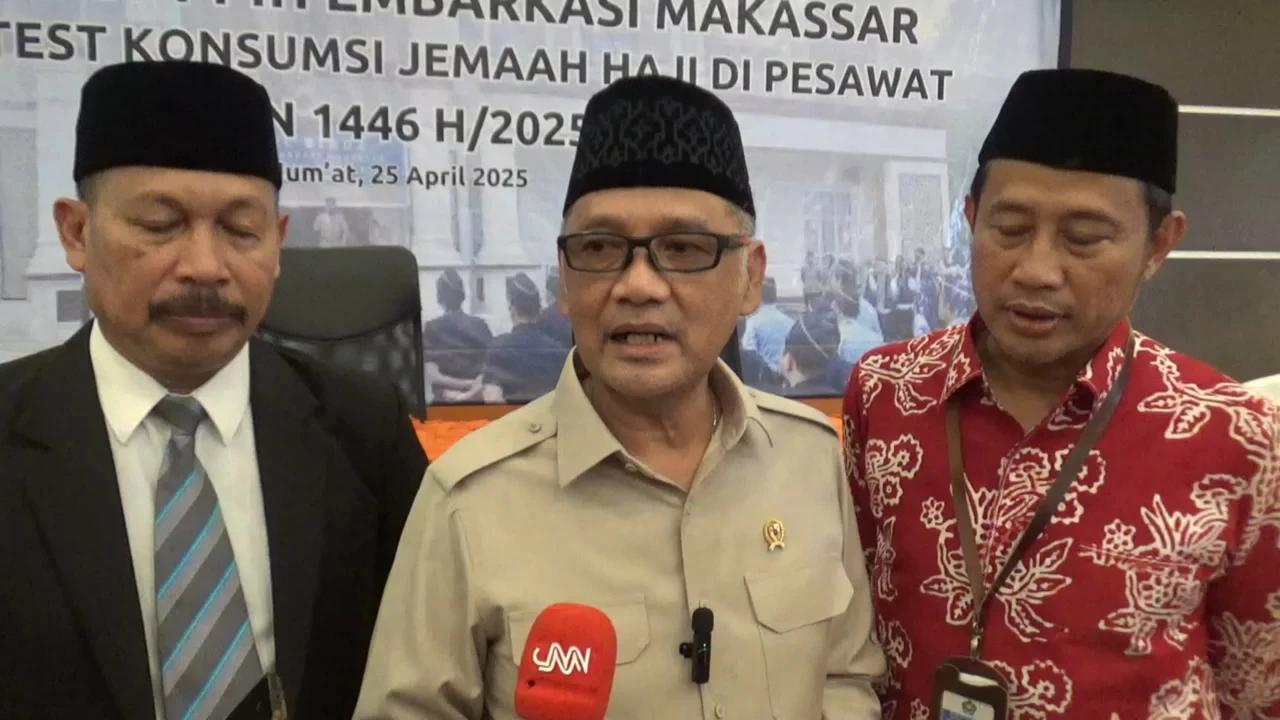 Menhaj Sebut Pengiriman 2.200 Ton Beras untuk Jemaah Haji Berpotensi Gagal
