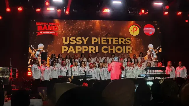 Ussy Pieters Bawakan MARS PAPPRI dan Lagu Rayuan Pulau Kelapa Bersama Ussy Pieters Choir