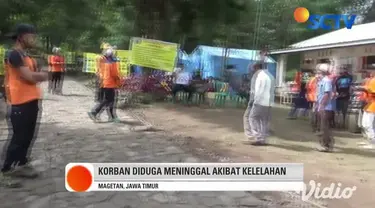 Sena Angga Adisanjaya (26), yang meninggal dunia di Gunung Lawu. Dari hasil pemeriksaan sementara, tidak ditemukan adanya tanda kekerasan. Pendaki asal Kelurahan Wonoharjo, Kabupaten Wonogiri ini diduga meninggal pada Minggu pagi, karena kelelahan da...