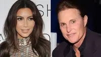 Kim Kardashian mengaku akan mendukung apa pun keputusan Bruce Jenner asal sang ayah tiri bahagia.