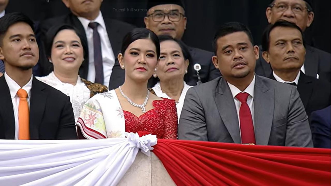 Keluarga Jokowi Disoraki di Dalam Paripurna MPR Sebelum Pelantikan Prabowo